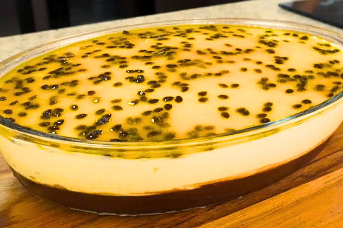 MOUSSE DE MARACUJÁ COM 3 INGREDIENTES