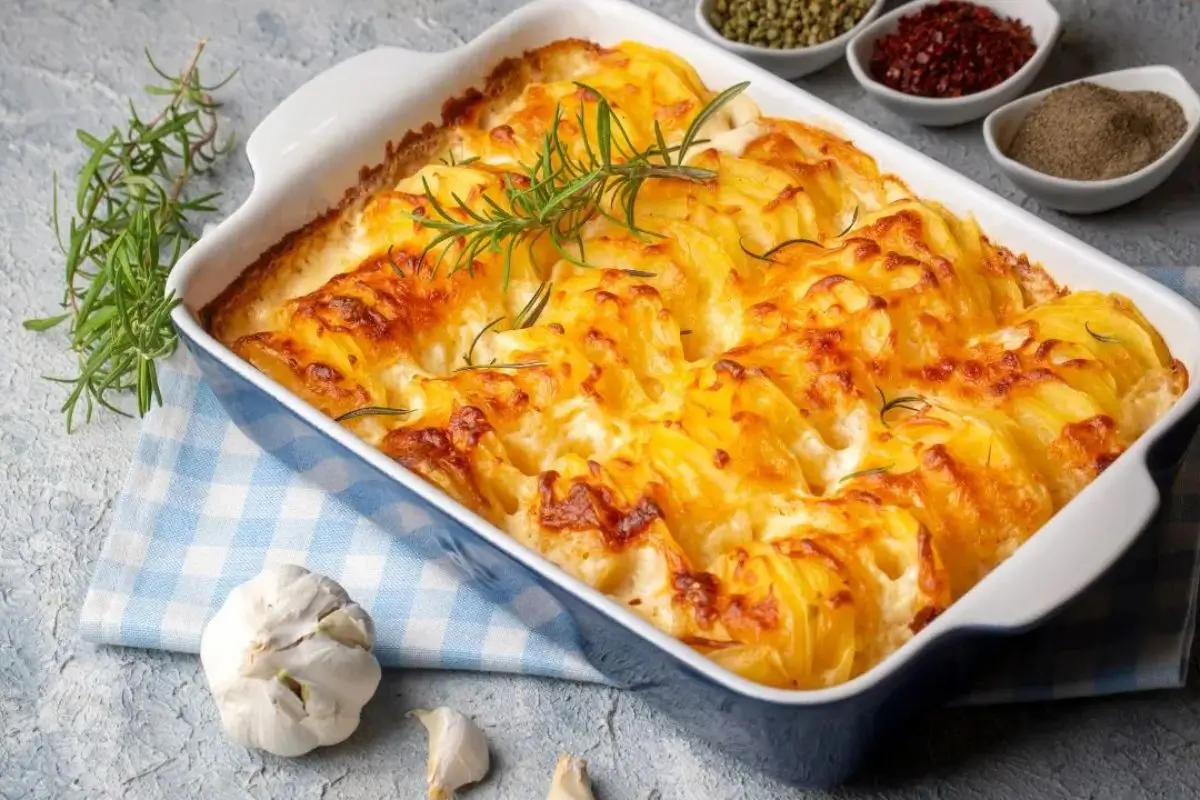 Batata de forno com presunto e queijo: uma receita simples e fácil