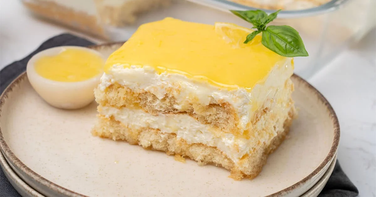 Tiramisù de Limão sem Álcool: Sobremesa Leve e Refrescante